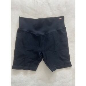 Victoria's Secret PINK Sport Black Seamless High Waist Bike Shorts Mesh Medium